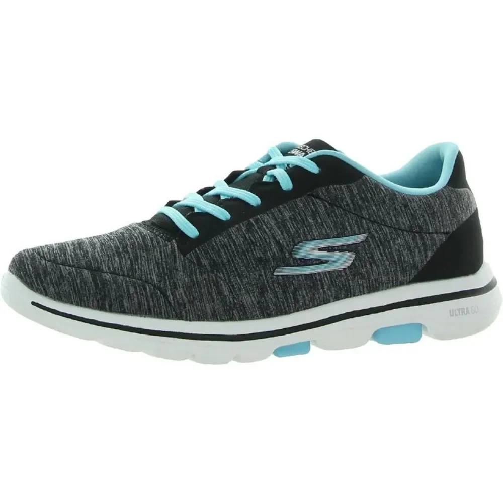 Skechers Womens Go Walk 5-True Black Fitness Walking Shoes Sneakers